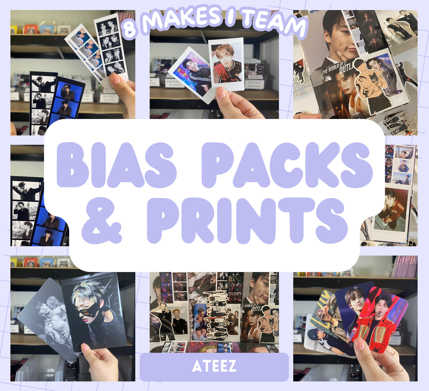 Ateez Bias Packs & Prints