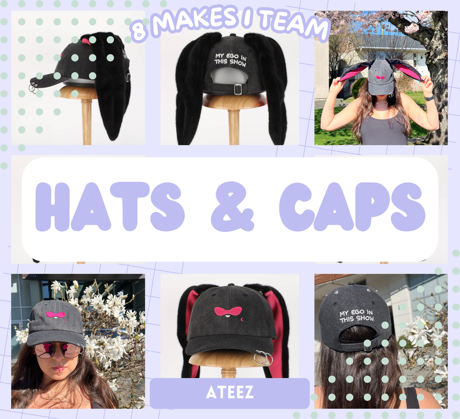 Ateez Hats & Caps