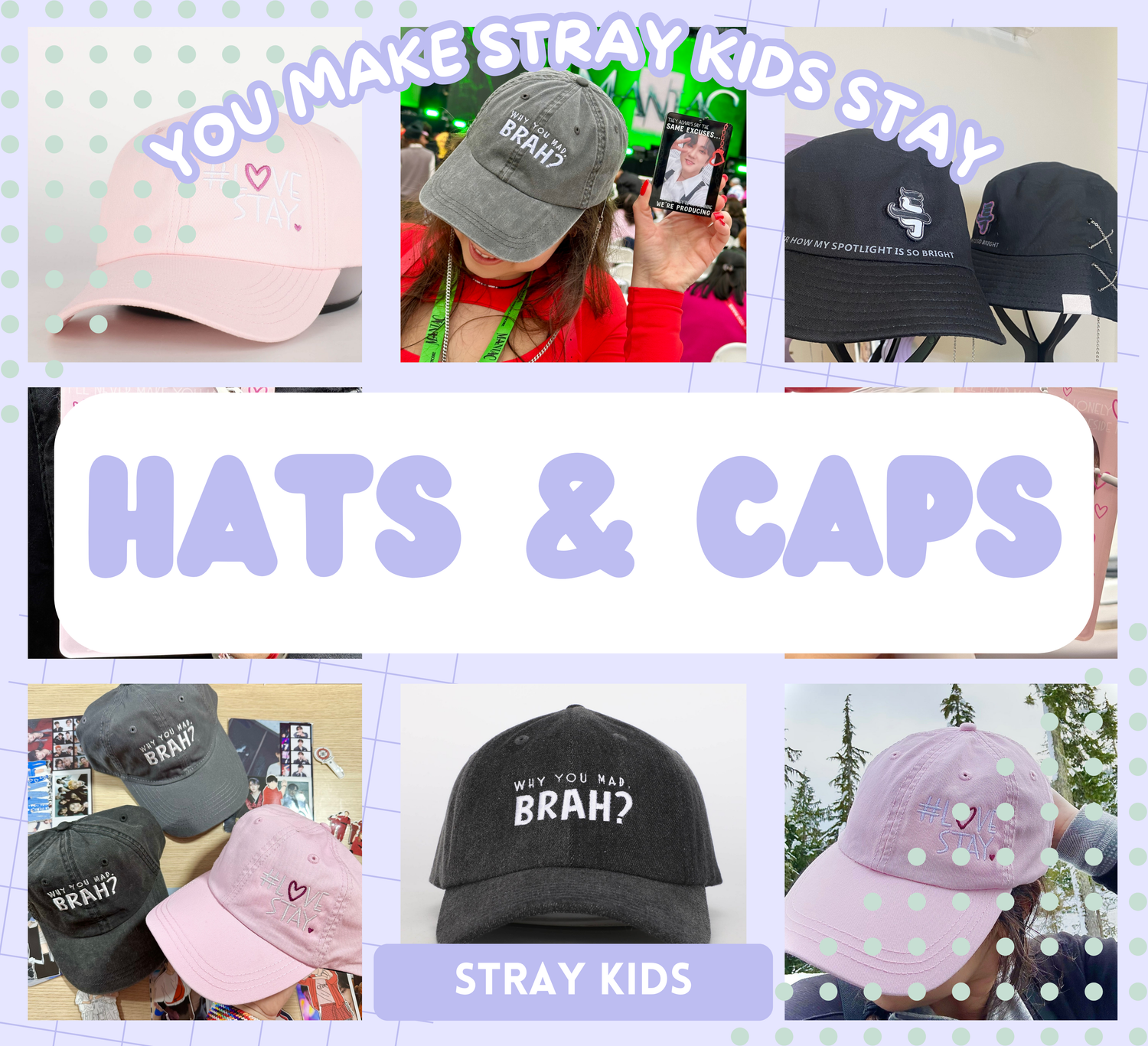 SKZ Hats & Caps