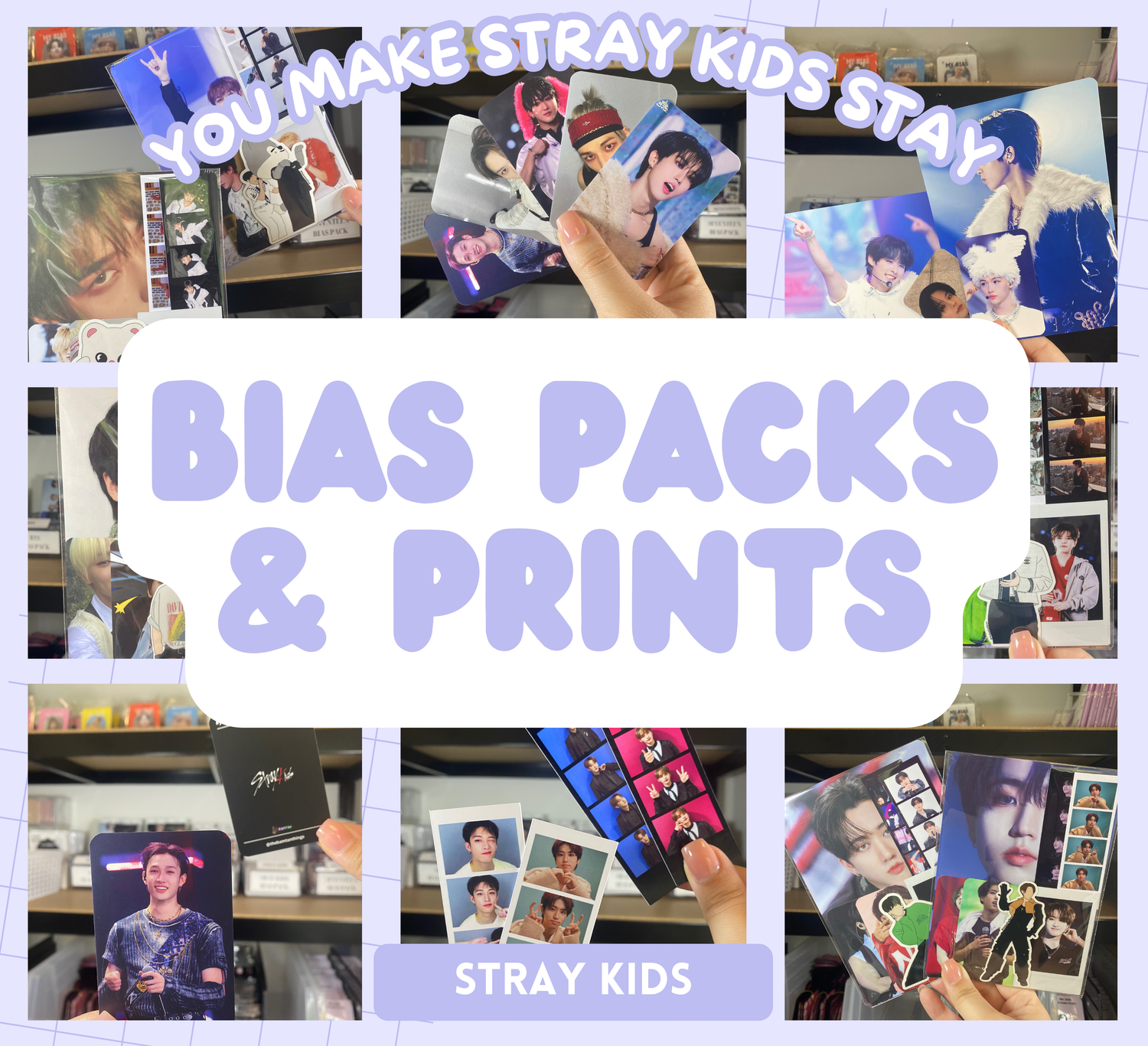 SKZ Bias Packs & Prints