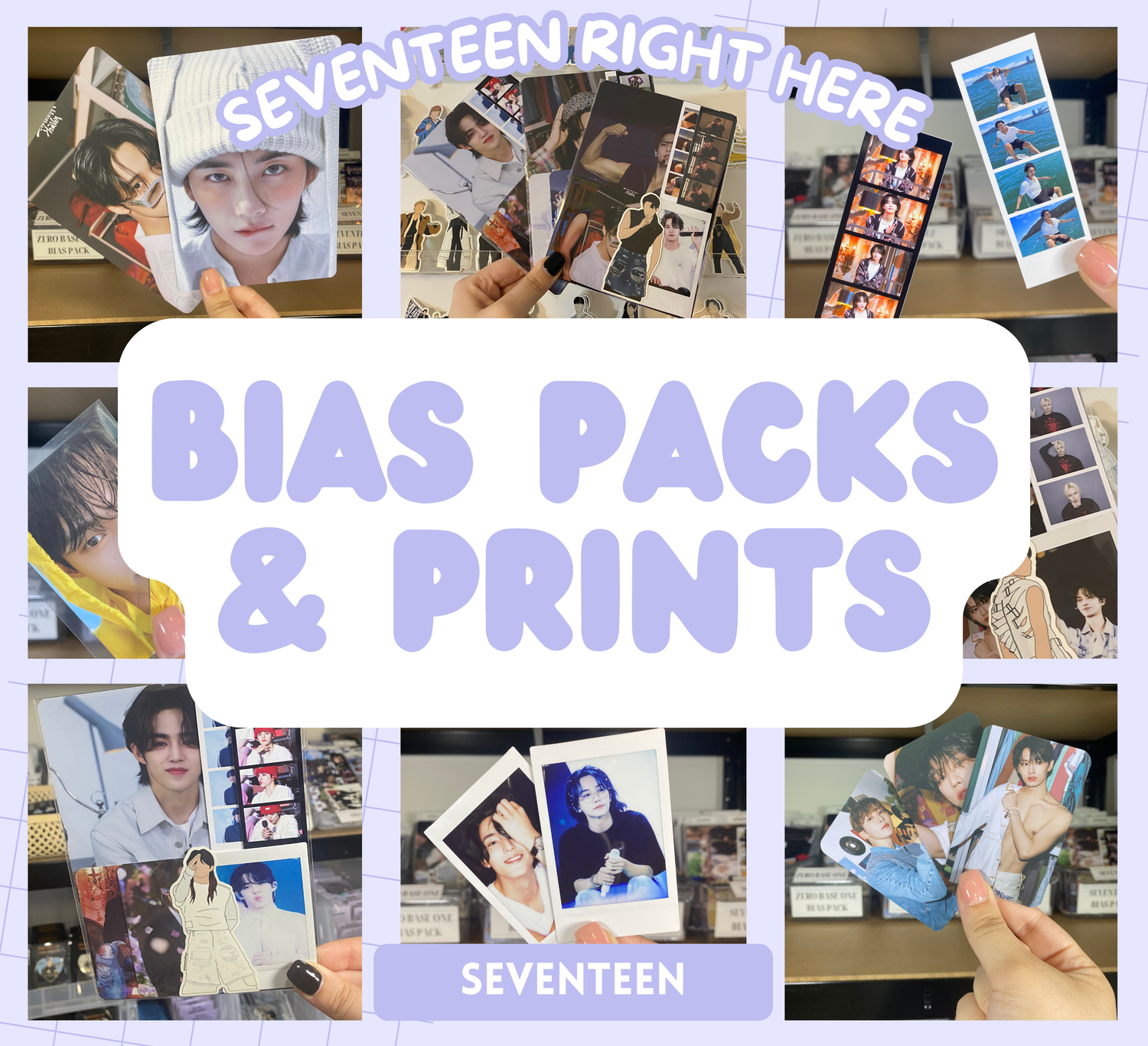 Seventeen Bias Packs & Prints