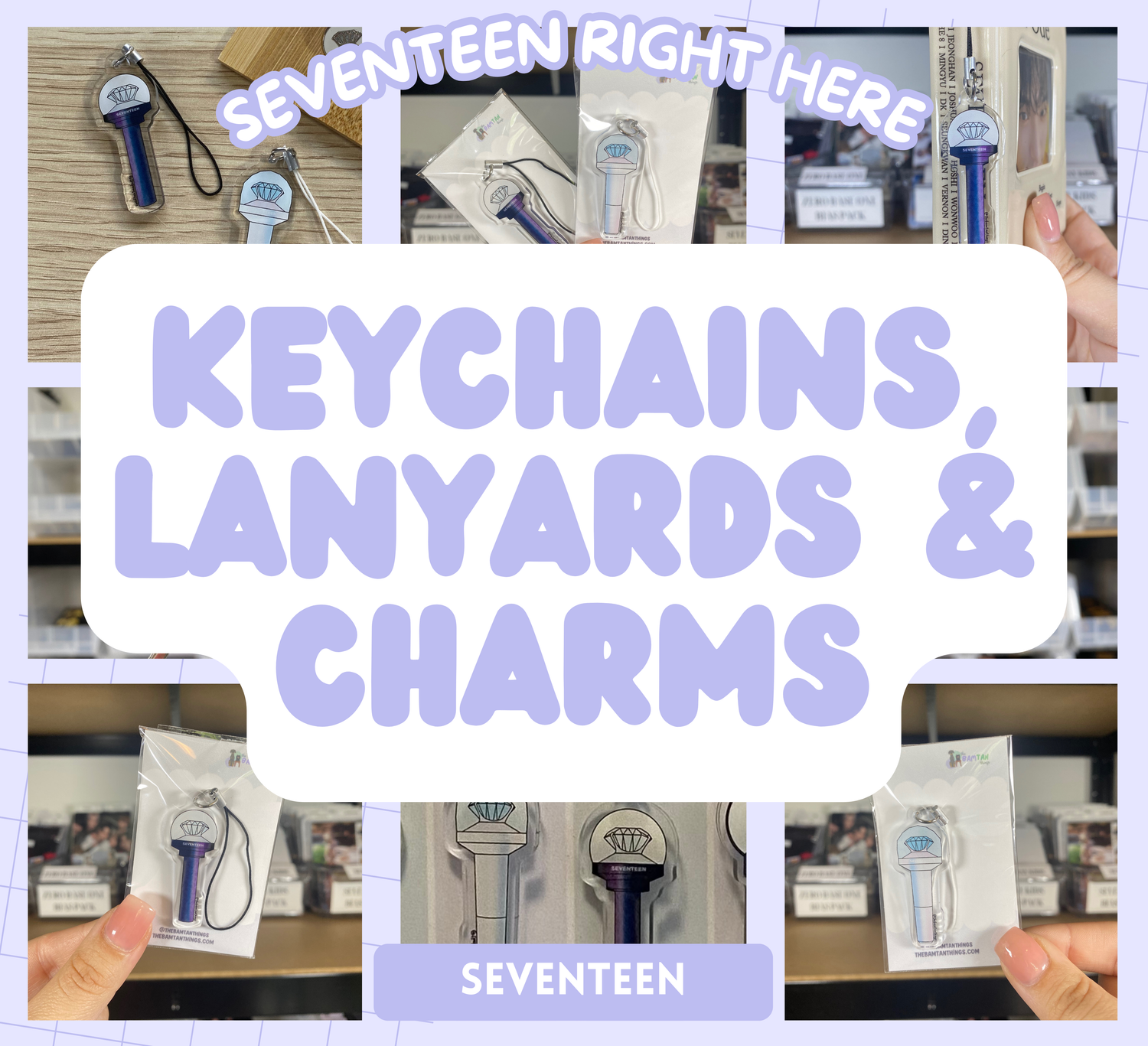 Seventeen Keychains, Lanyards & Charms