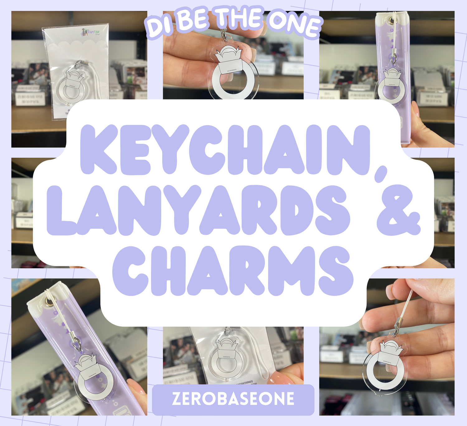 ZeroBaseOne Keychains, Lanyards & Charms