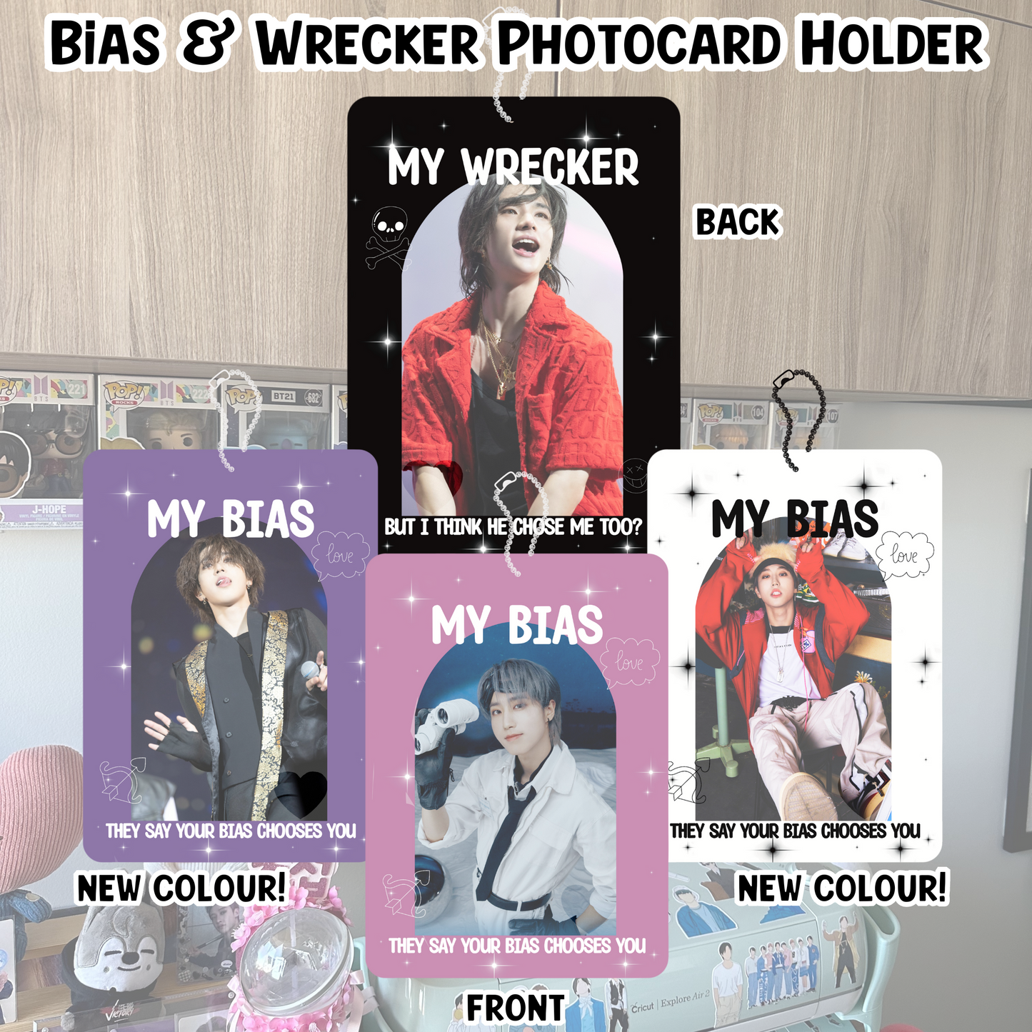 Bias x Wrecker Acrylic Double-Sided Photocard Holder