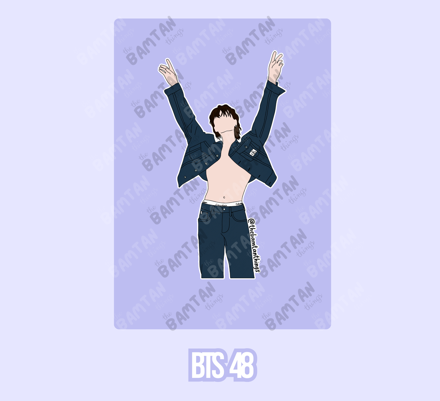 BTS JK Stickers