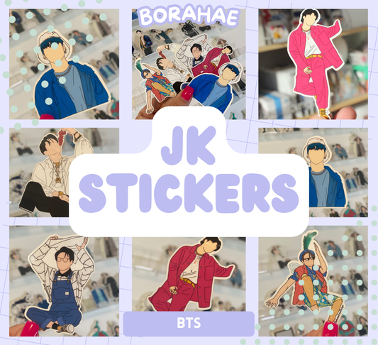 BTS JK Stickers