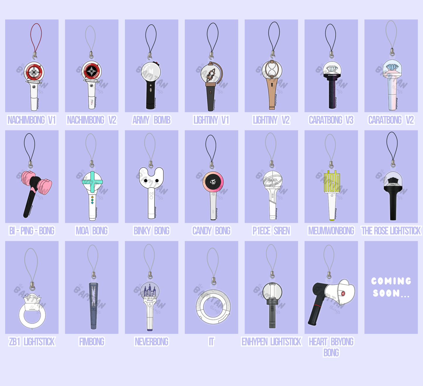 Lightstick Charms