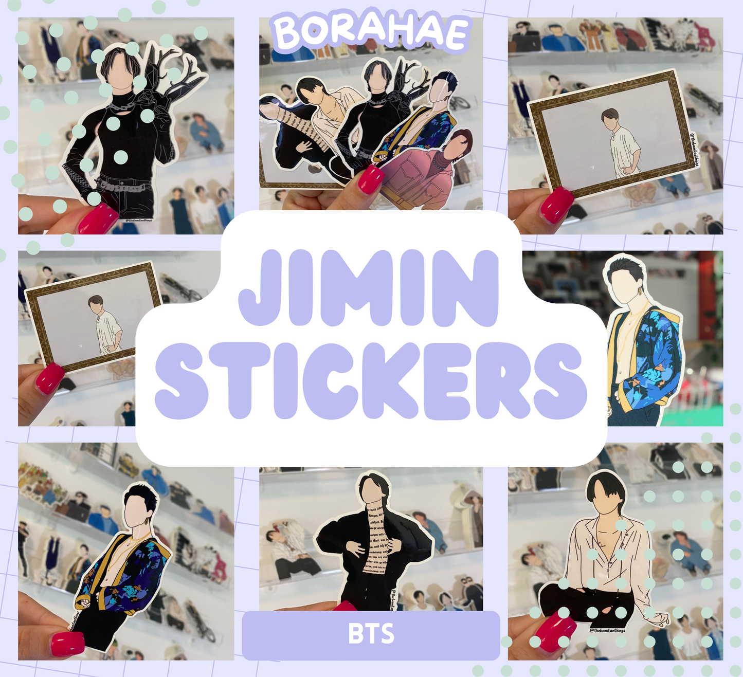 BTS Jimin Stickers