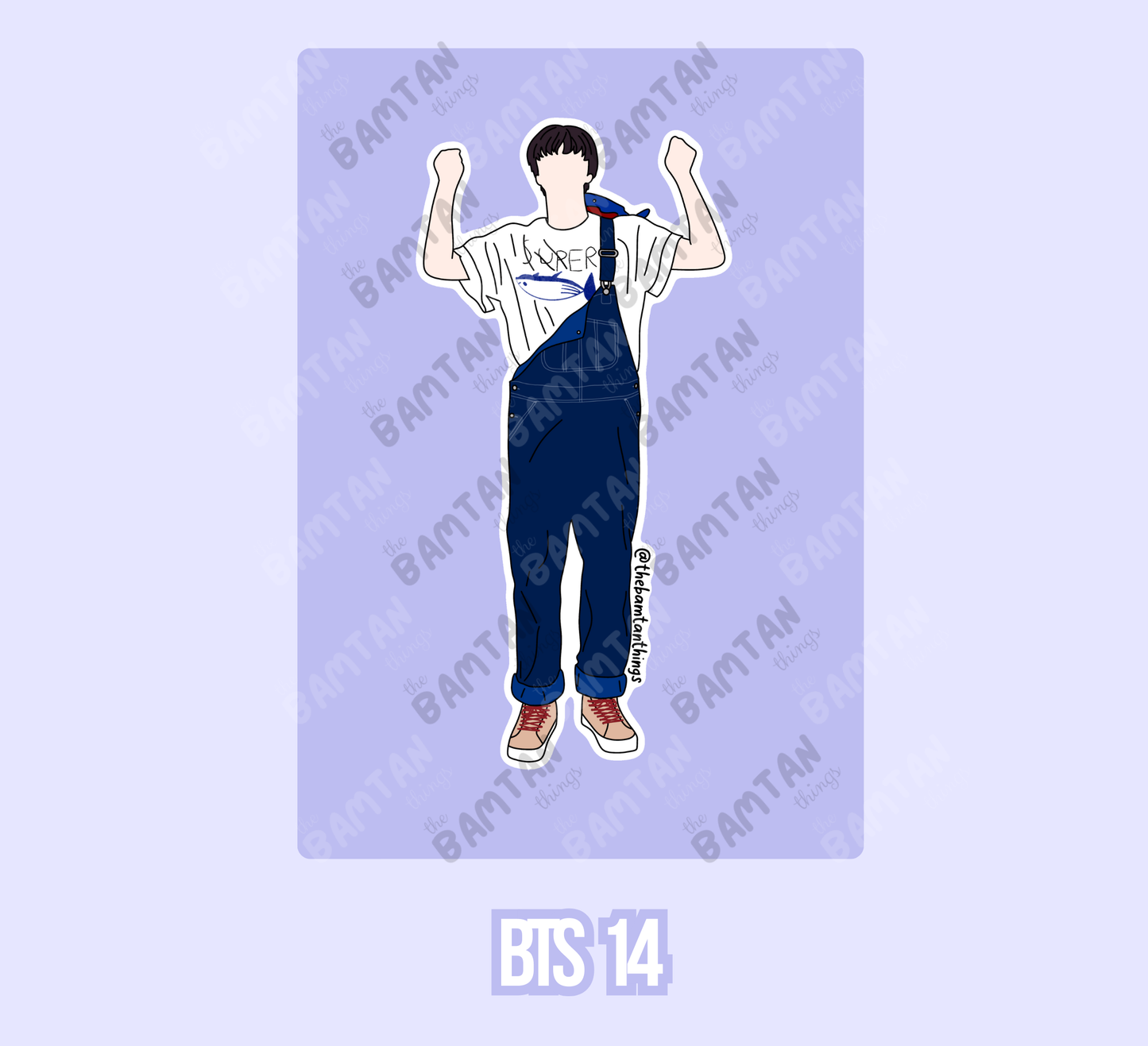 BTS Jin Stickers