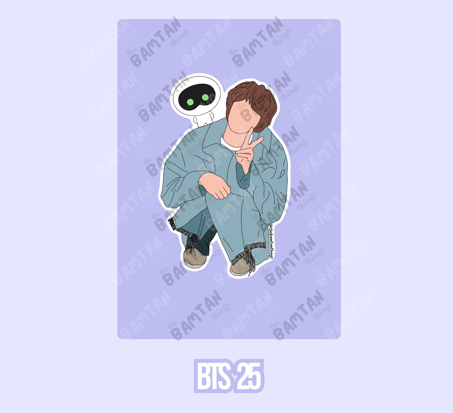 BTS Jin Stickers