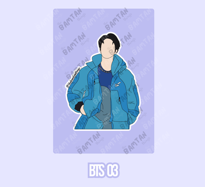 BTS Jin Stickers