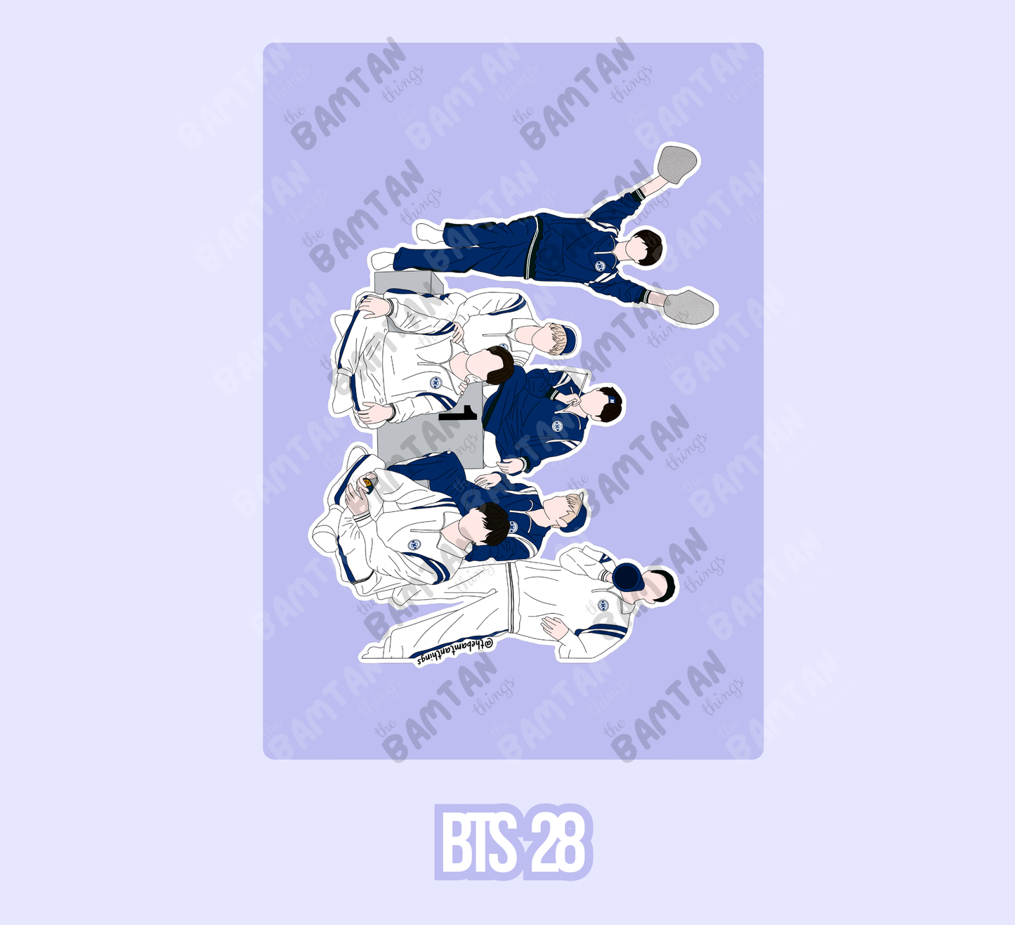 BTS OT7/Unit Stickers