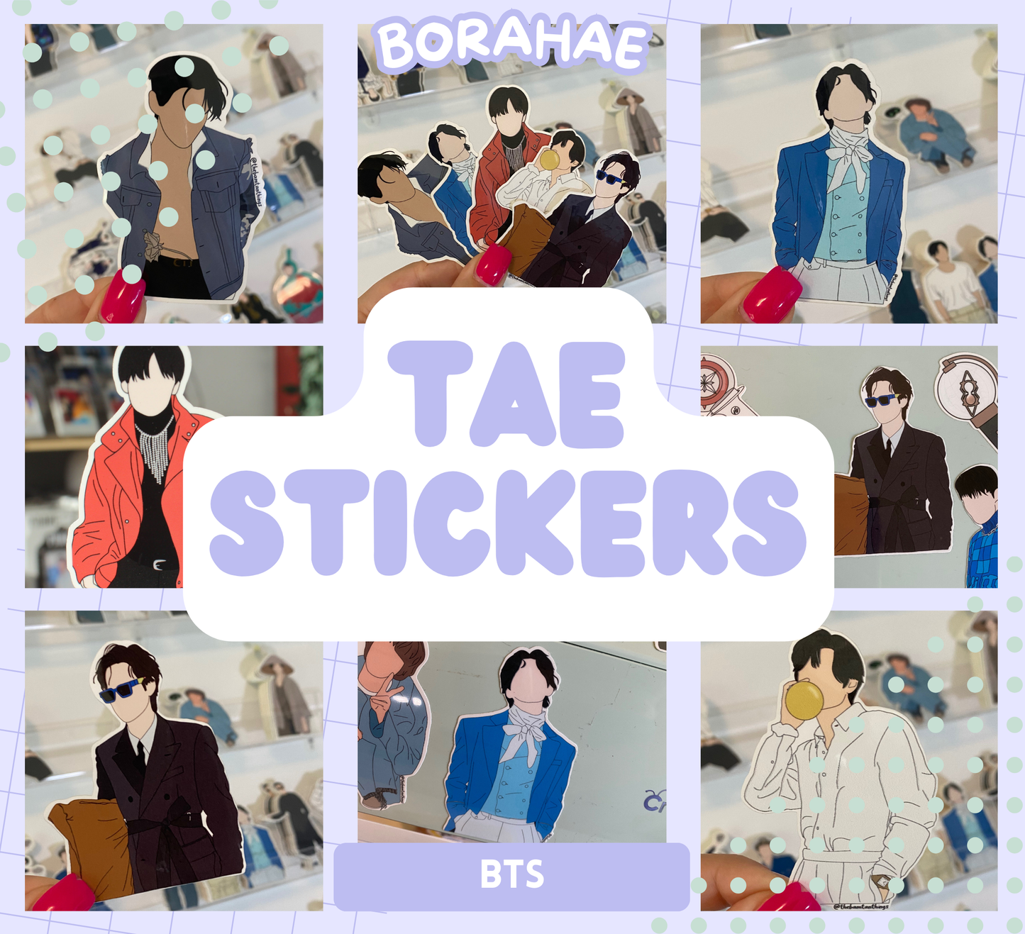 BTS Tae Stickers