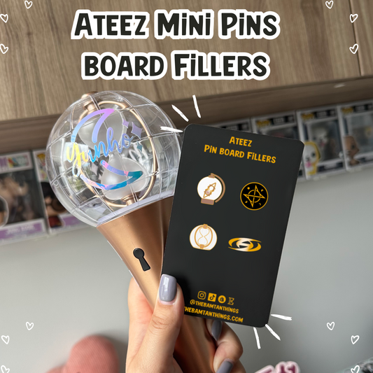 Ateez Board Filler Enamel Pins