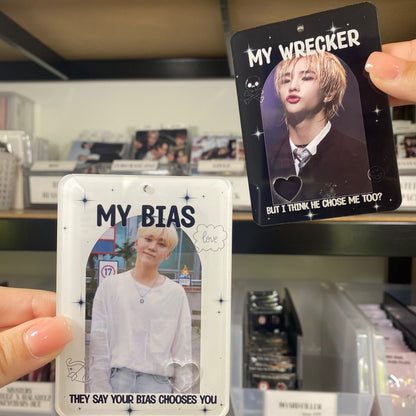 Bias x Wrecker Acrylic Double-Sided Photocard Holder