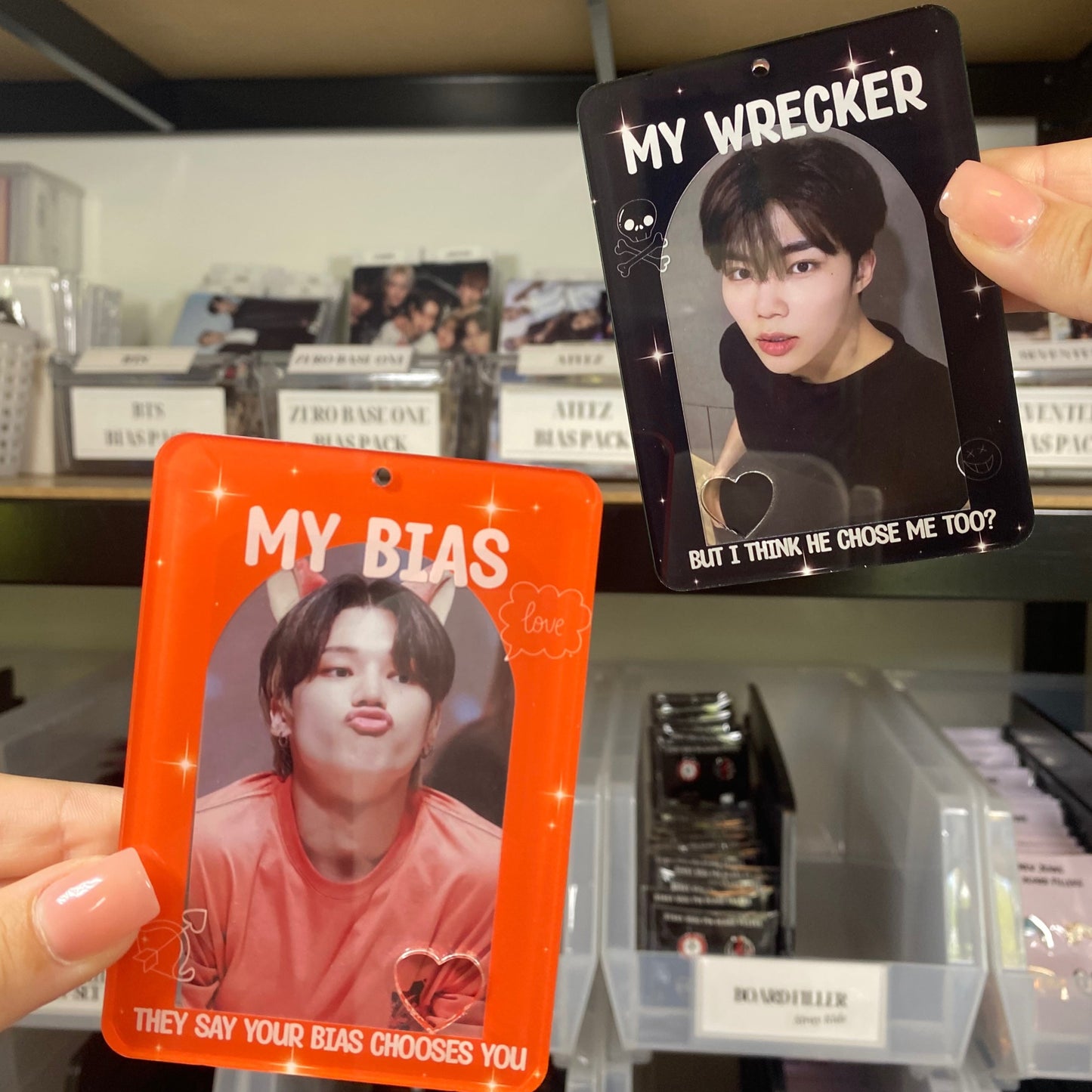 Bias x Wrecker Acrylic Double-Sided Photocard Holder