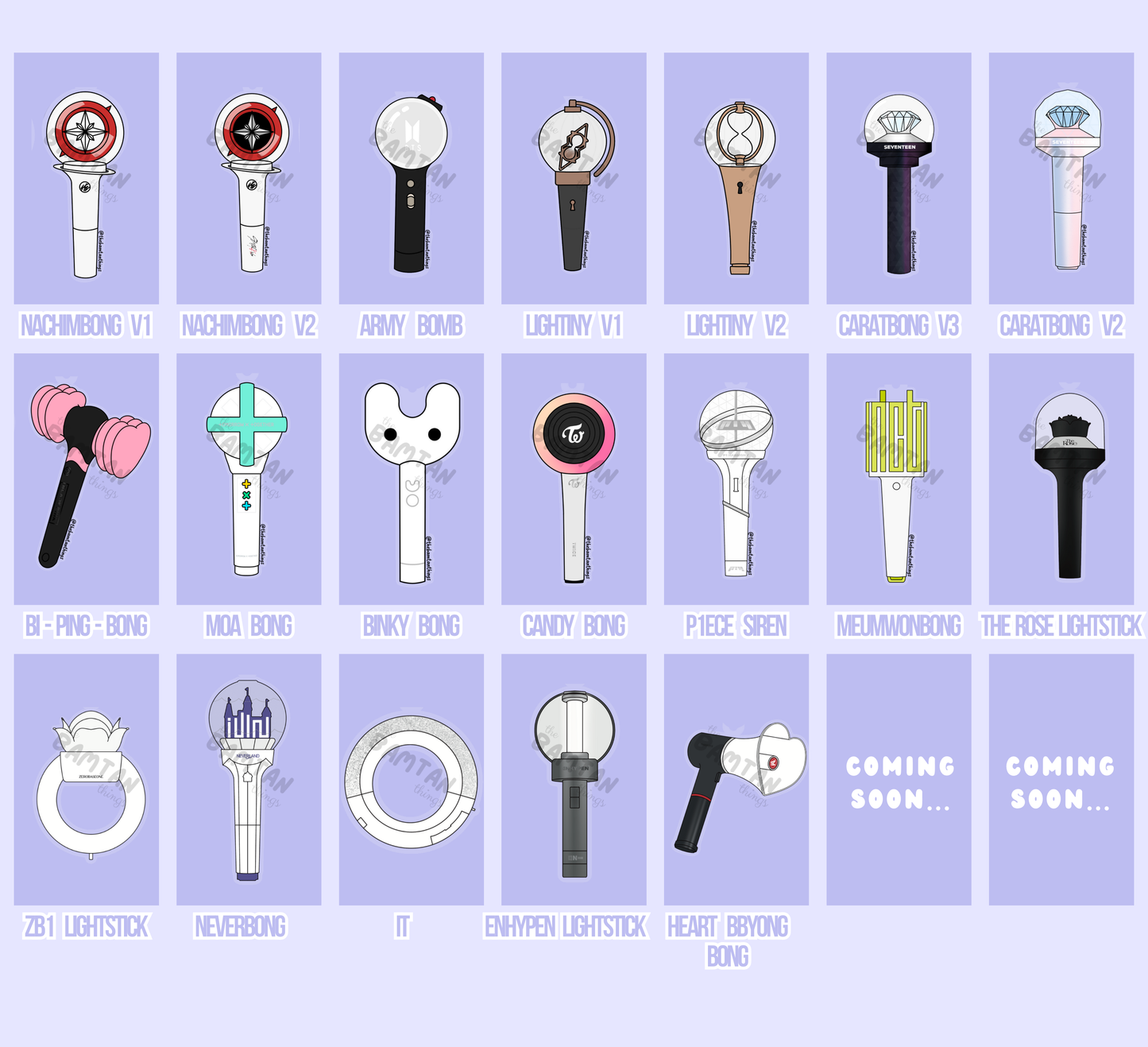 Lightstick Stickers