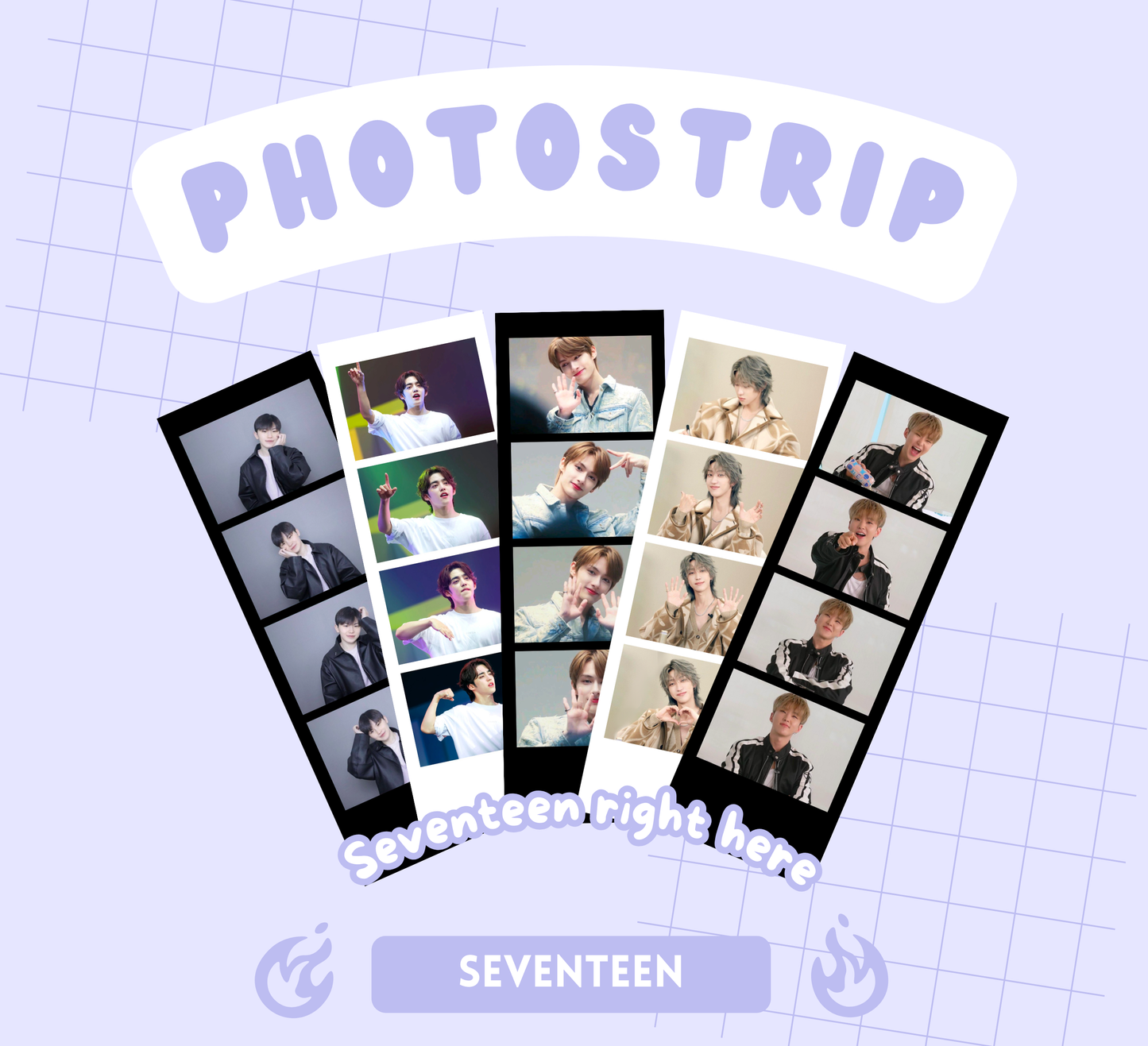 Seventeen Mini Photostrips: Set of 2