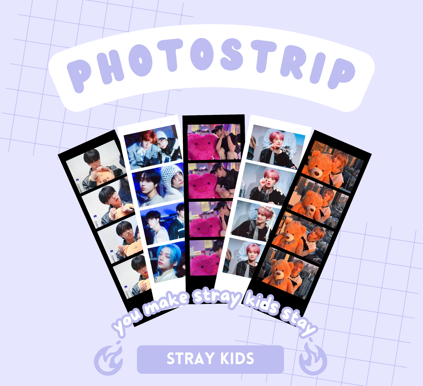 Stray Kids Mini Photostrips: Set of 2