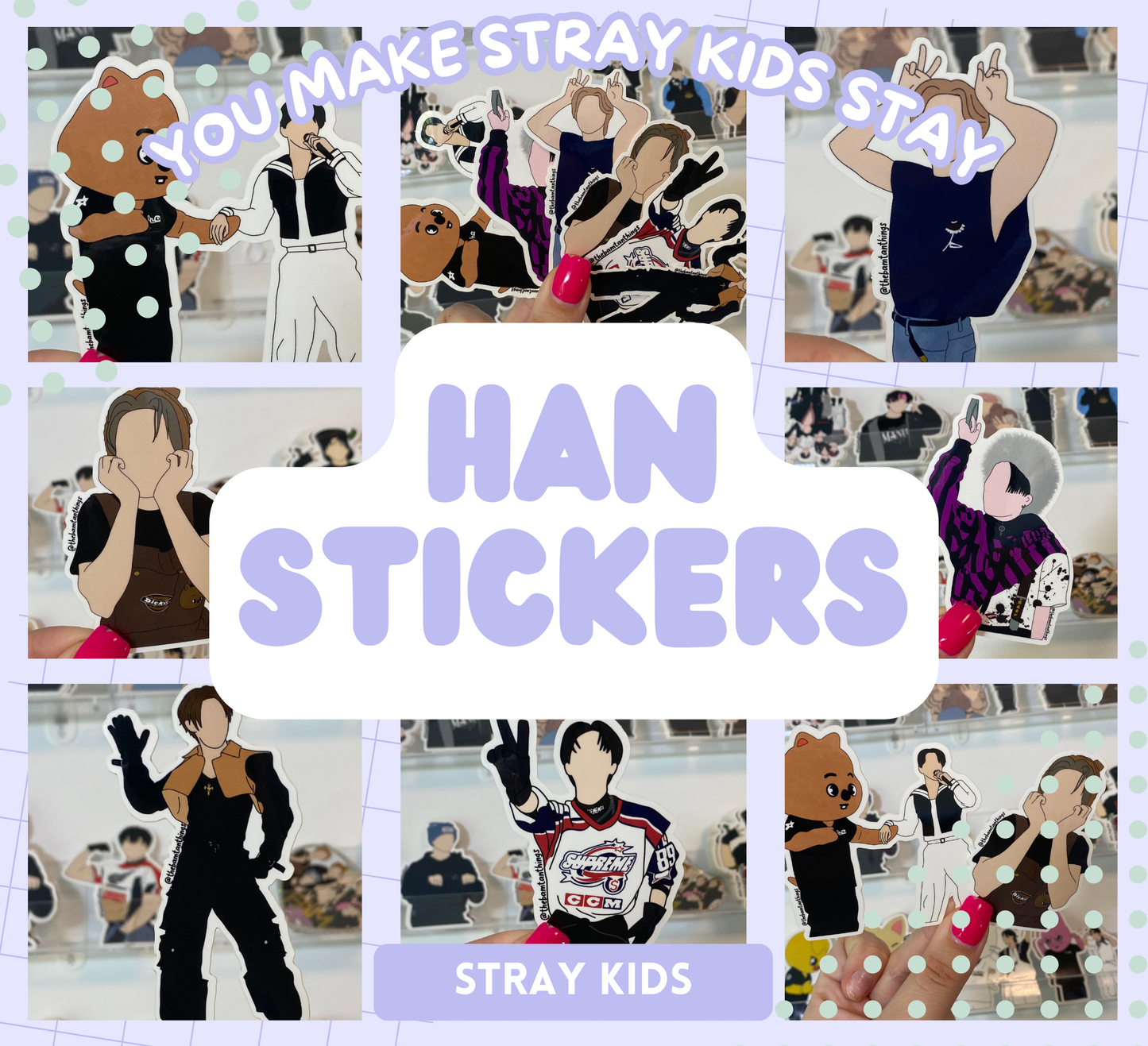 Stray Kids Han Stickers