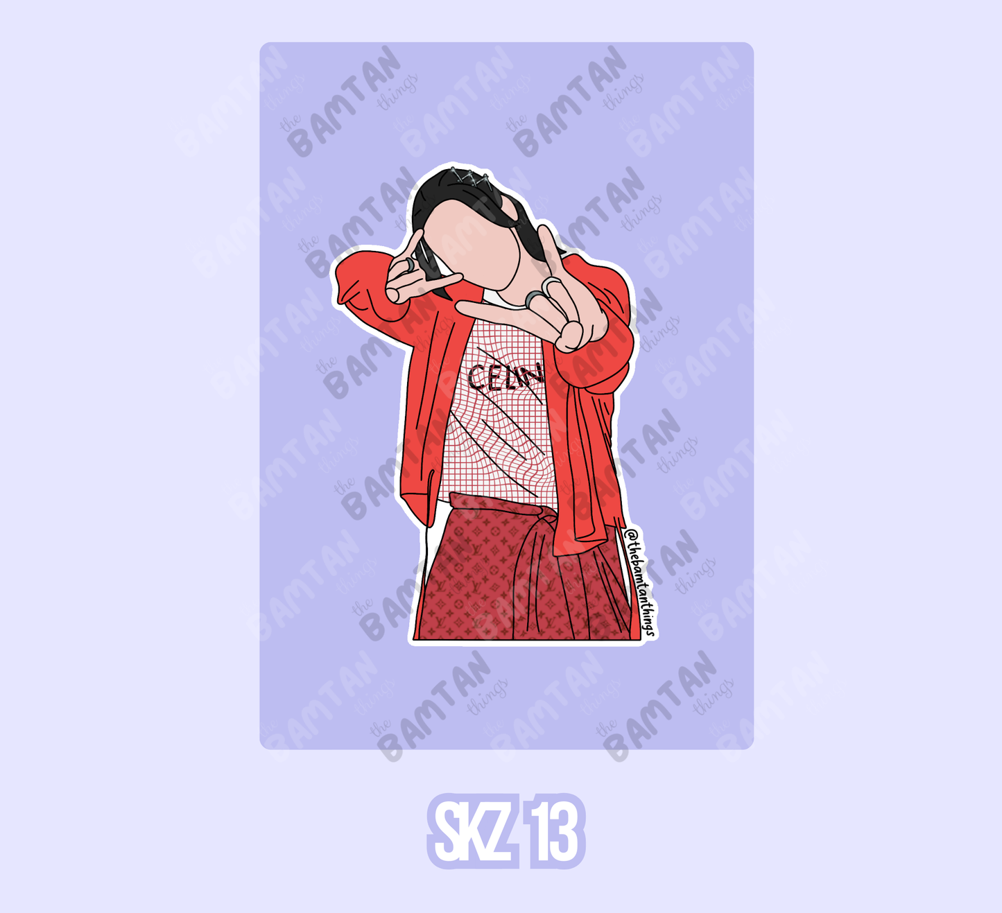 Stray Kids Hyunjin Stickers