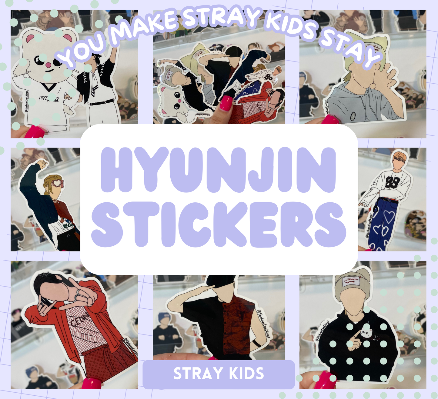 Stray Kids Hyunjin Stickers