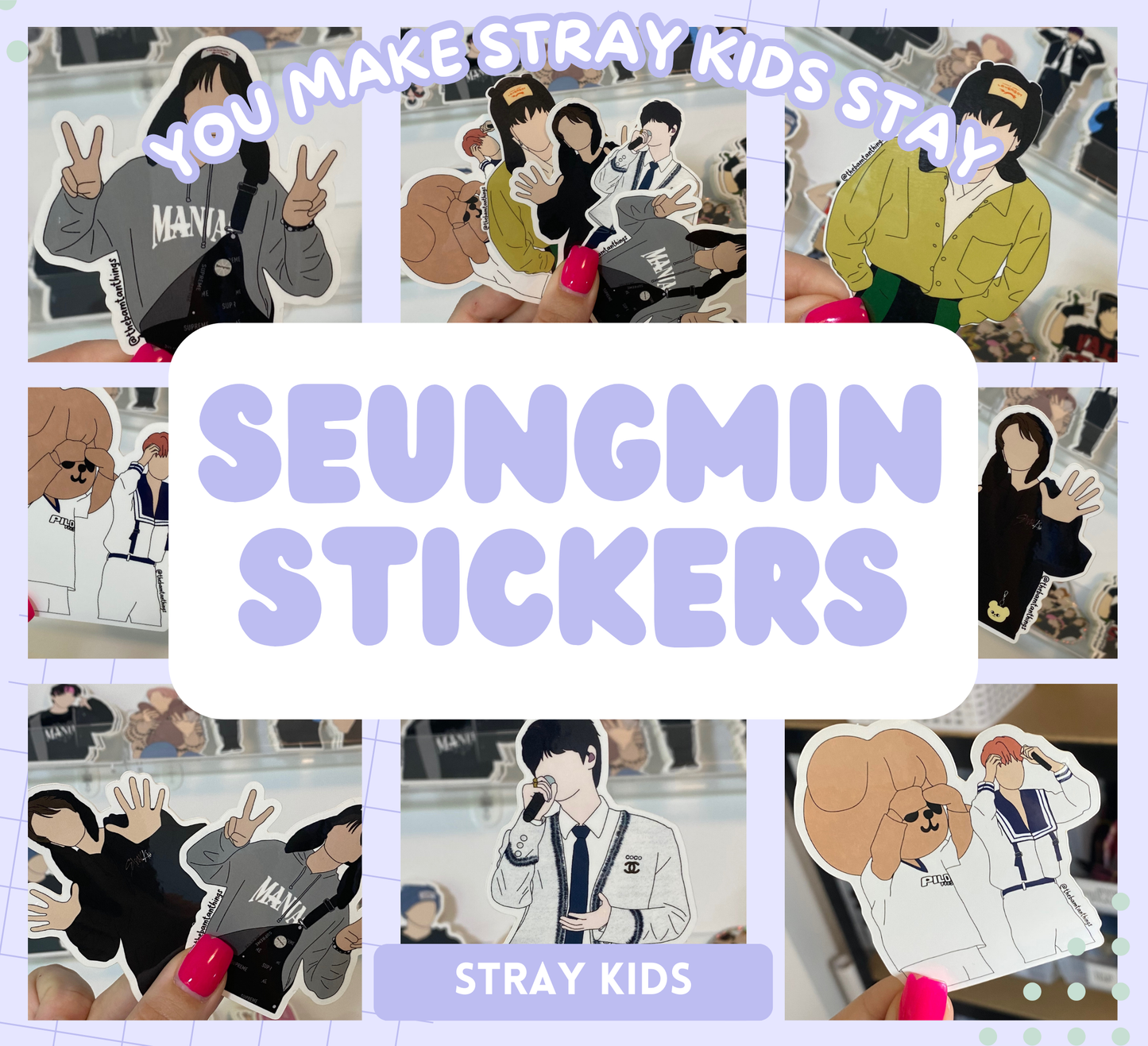 Stray Kids Seungmin Stickers