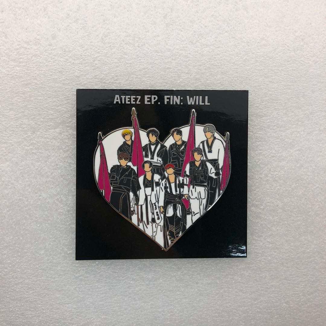 Ateez OT8 Enamel Pin