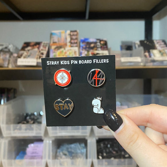 Stray Kids Board Filler Enamel Pins