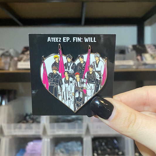 Ateez OT8 Enamel Pin