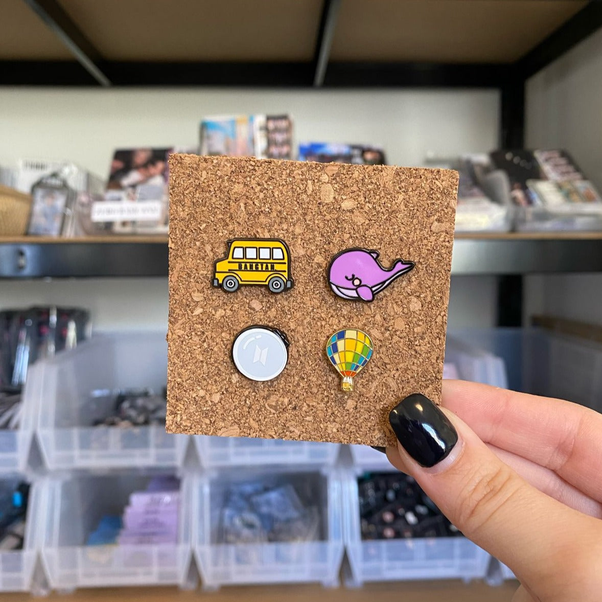 BTS outlets Enamel Pins