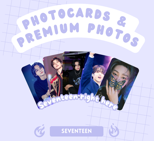 Seventeen Photocards and Premium Photos