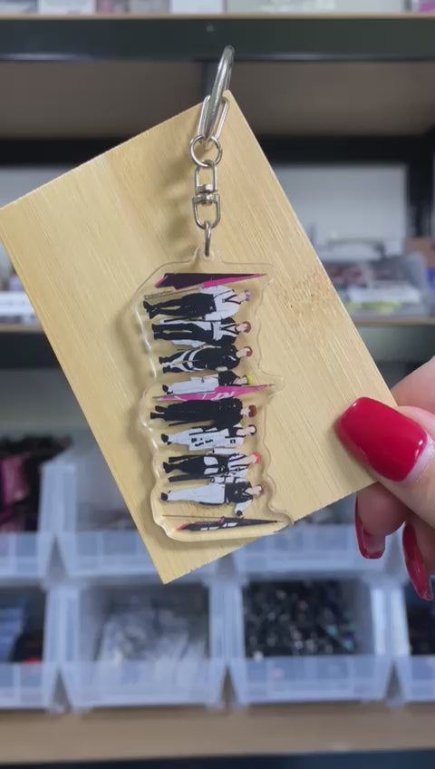 Ateez OT8 Acrylic Keychain