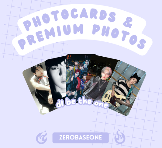 ZeroBaseOne Photocards and Premium Photos