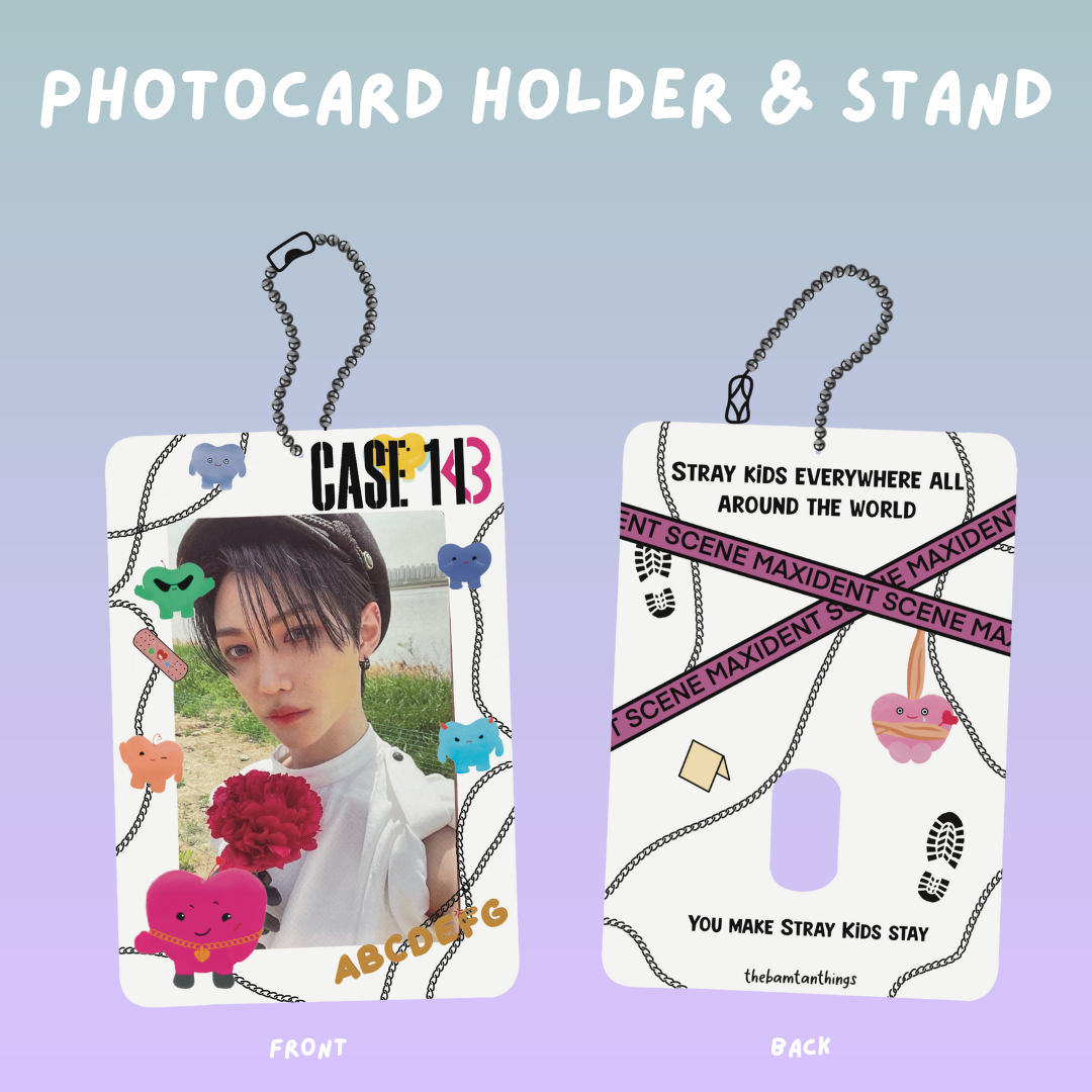 Stray Kids Acrylic Photocard Holder & Stand