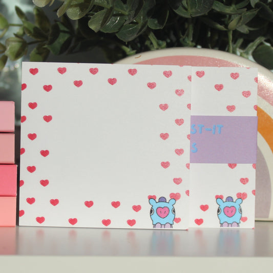 BT21 Mang Heart Post-it Notes