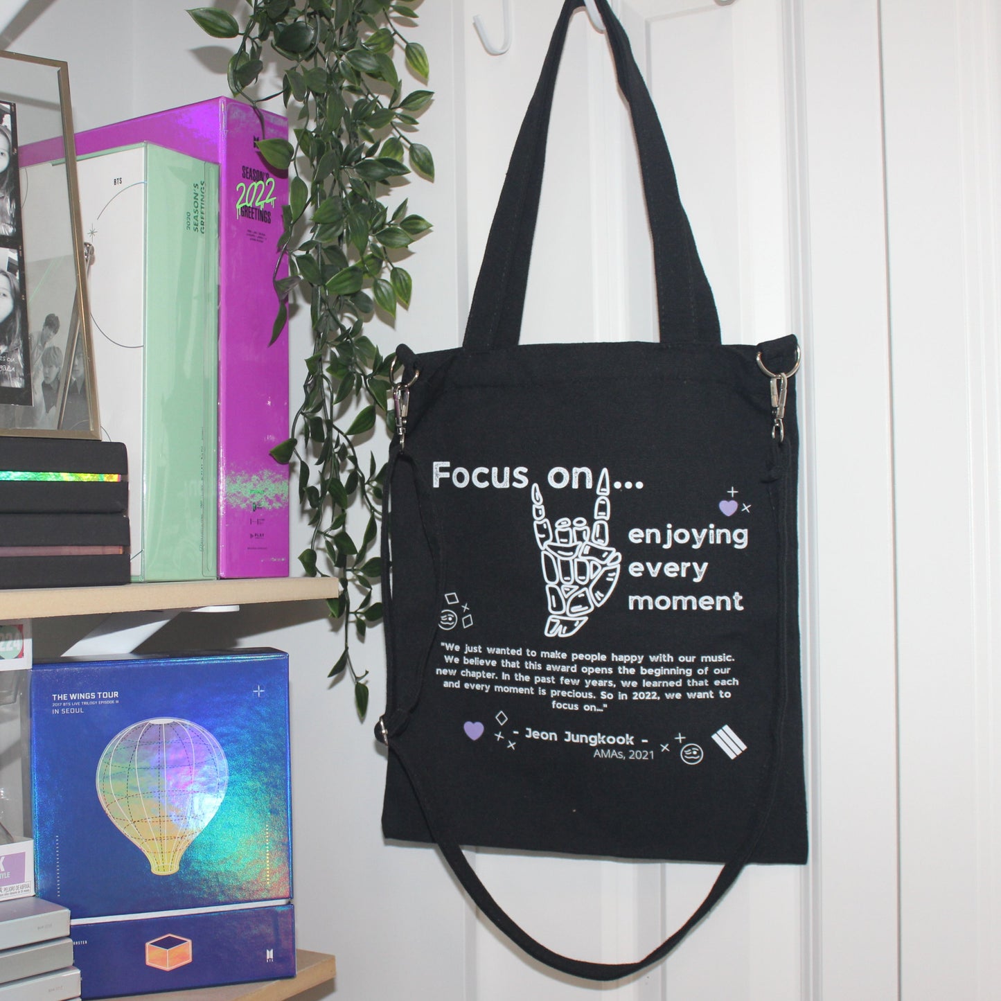 'Focus on JK' Tote Bag