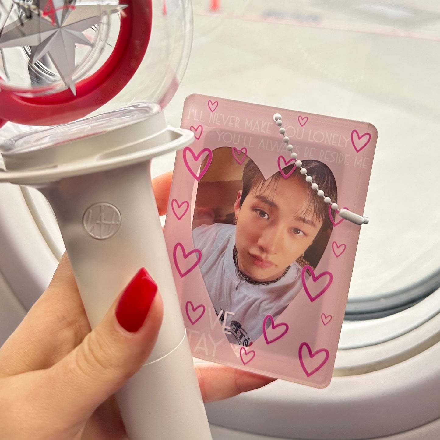 #LOVESTAY Acrylic Photocard Holder & Stand