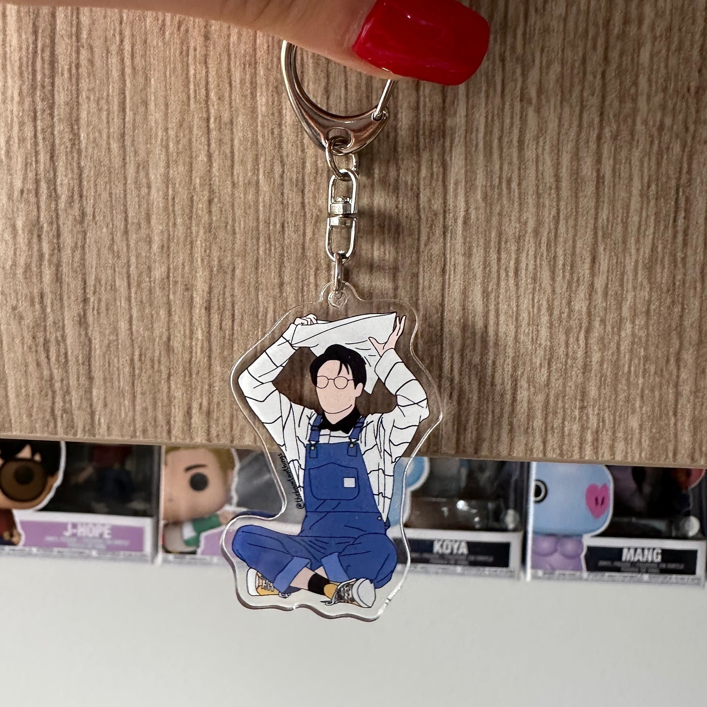 JK Run BTS Keychain