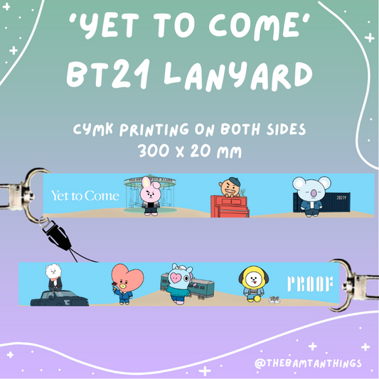 BT21 'Yet to Come' Lanyard